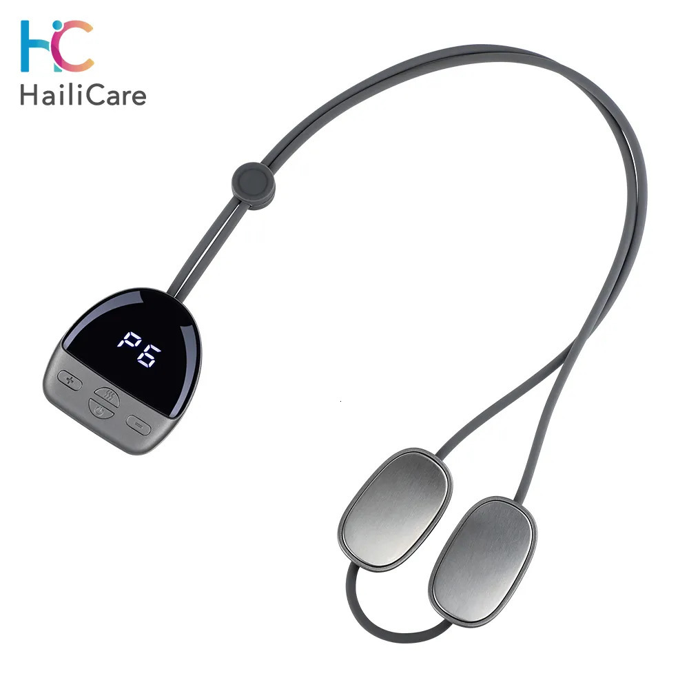 Other Massage Items Smart Heated Hanging Neck Cervical Spine Massager Compress Mini Portable EMS TENS Purse Back Thigh Massage Pain Relief Relax 23100
