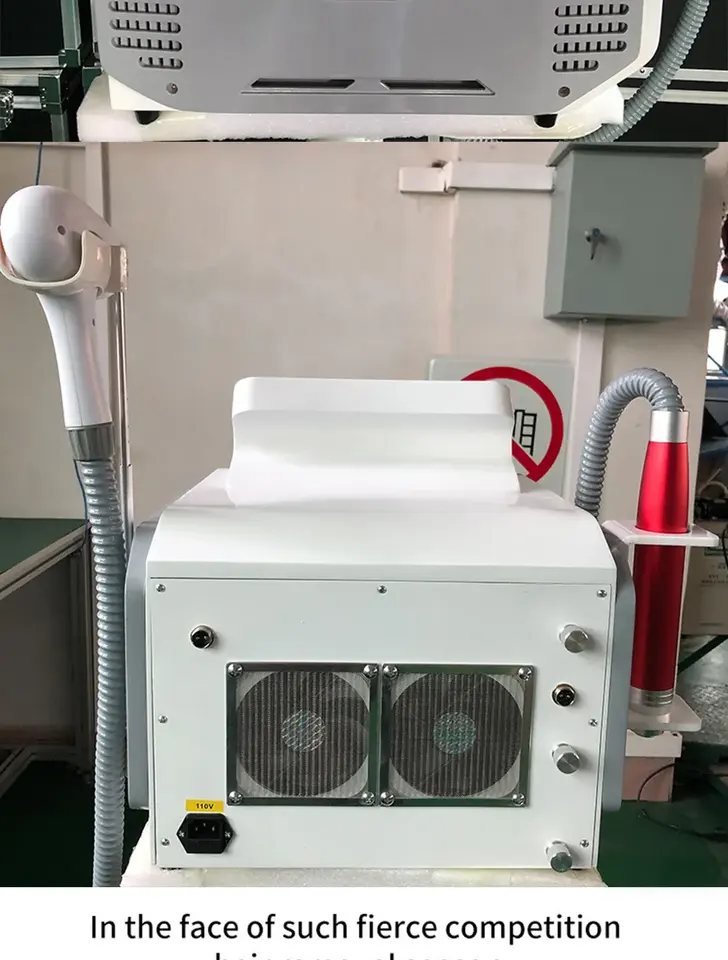 Factory Direct Selling Diode Laser Ice Point Hair Removal Pico Laser Tattoo Removal Skin Rejuvenation Pigmentation Correctors 2 Handles Multifunctiona