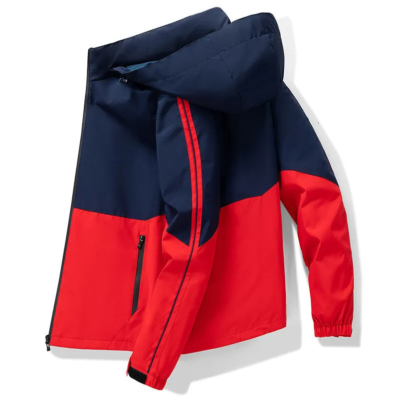 Men's Vests Hooded Jacket for Men's Outdoor Sports in Spring and Autumn Season Windproof American Casual Jacket 231005