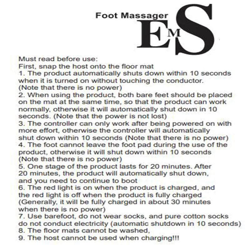Foot Massager EMS Pulse Electric Foot Massager Foot Therapy Machine Foot Pad Intelligent Acupuncture Foot Massage Pad Mat Muscle Stimulation 231006