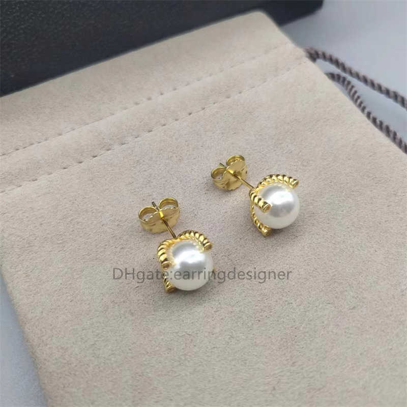 Luxury earrings Earrings Jewelry woman free designer Stud luxury earring bijoux jewelry Pearl fashion shipping High Quality 925 Silver Needle Accessories