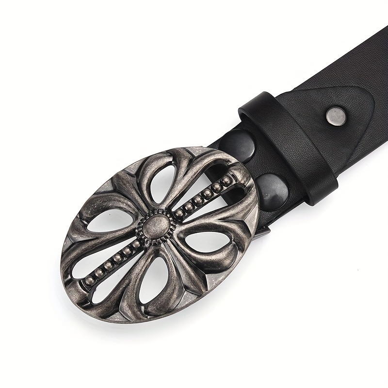 Other Fashion Accessories Men s Belt Bohemian Style Vintage Inlaid Skeleton Head Women s Riveted Hip Hop Punk Rock Y2K Sexpot 231005