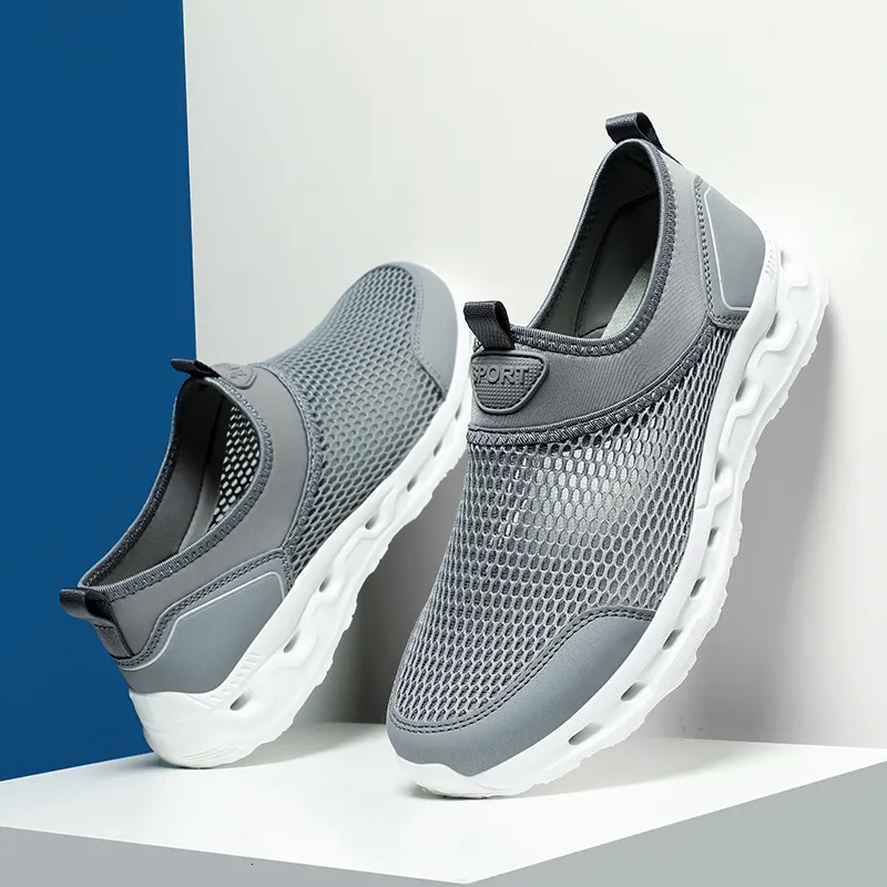 Water Shoes Sneakers Men Summer Aqua Shoes Outdoor Walking Water Beach Wading Shoes Mesh Breathable Sneakers Women Sapatilha Atletismo 231006