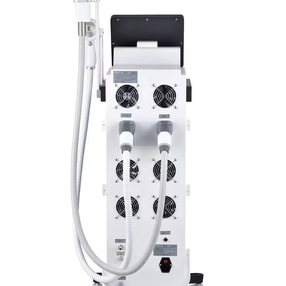 Truly Painless Removal Hair Roots 810 Diode Laser 10 Bars 4 Long Wavelength Depilation Nd Yag Pico Laser Tattoo Removal Skin Rejuvenation Whitening Ma