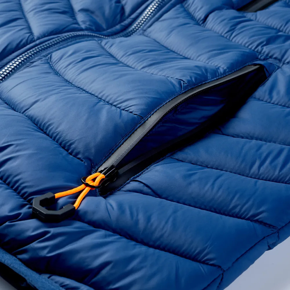 Men's Down Parkas arrival ultra thin down jacket men hat detachable casual men's winter jacket ultra-light white duck down coat men 231005