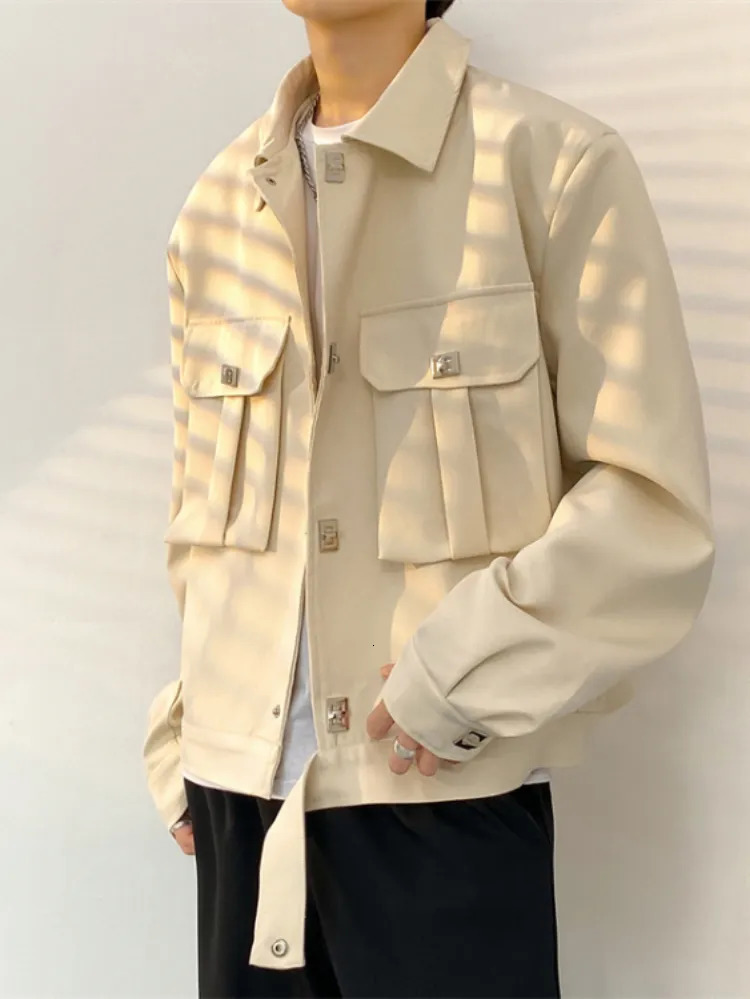 Women's Down Parkas Y2k Aesthetic Spring Harajuku Casual Mujer Chaqueta Men Suit Korean Fashion Jacket Pocket Patchwork All Match Loose Veste Fem