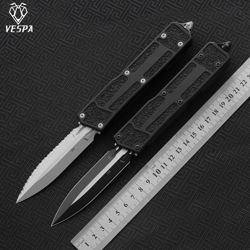 VESPA JIA CHONG 2 Handle:7075Aluminum 154CM D/E blade outdoor EDC hunt Tactical tool dinner kitchen knife
