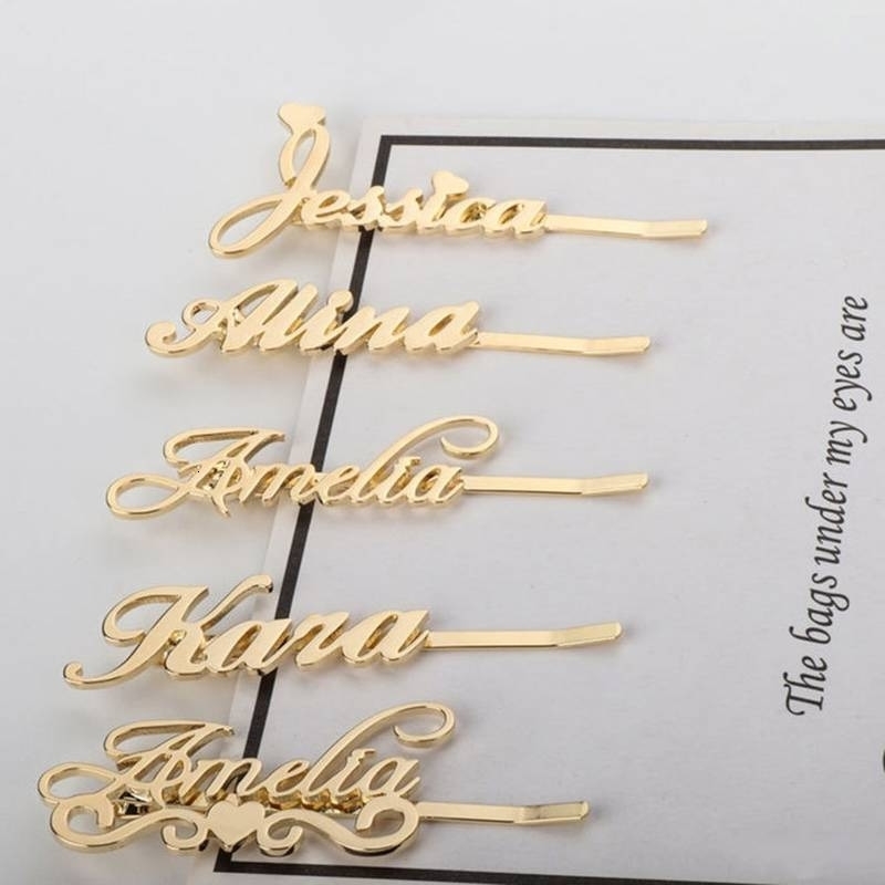 Jewelry Pouches Bags Tie Clips for Men Custom Name Stainless Steel Pins Wedding Live Guests Nameplate Gifts Personalised Hairpin Girl 231005