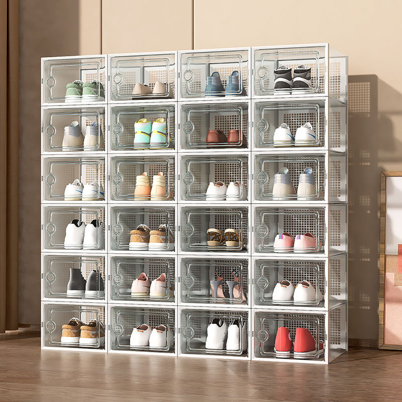 Storage Boxes Bins Furniture storage shoe box Cloakroom shoe rack foldable shoe box CL250117