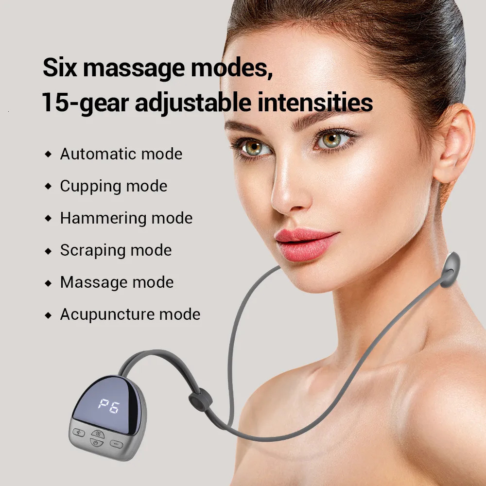 Other Massage Items Smart Heated Hanging Neck Cervical Spine Massager Compress Mini Portable EMS TENS Purse Back Thigh Massage Pain Relief Relax 23100