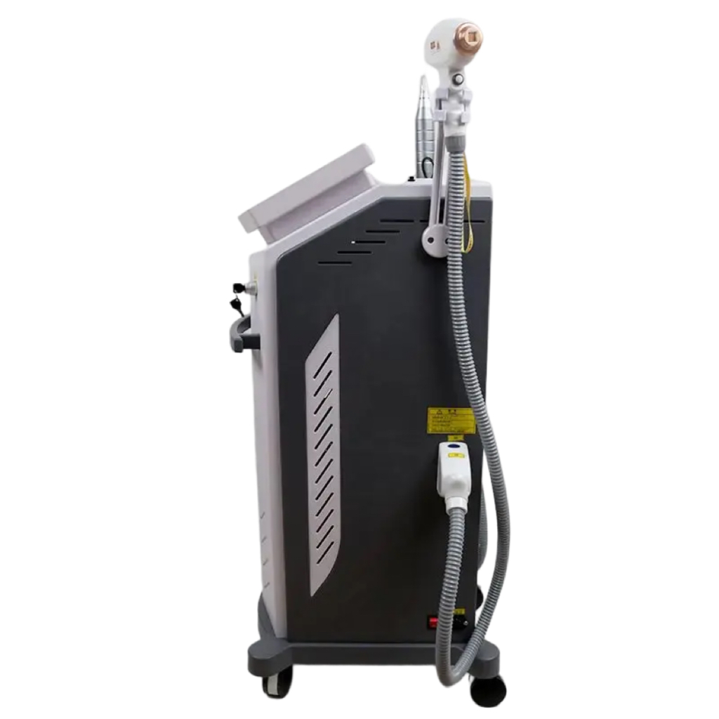 Strong Energy Freezing Point 808Nm Diode Laser Hair Remover Q Switched Picosecond Laser Tattoo Birthmark Removal 2 In 1 Machine For Spa Salon