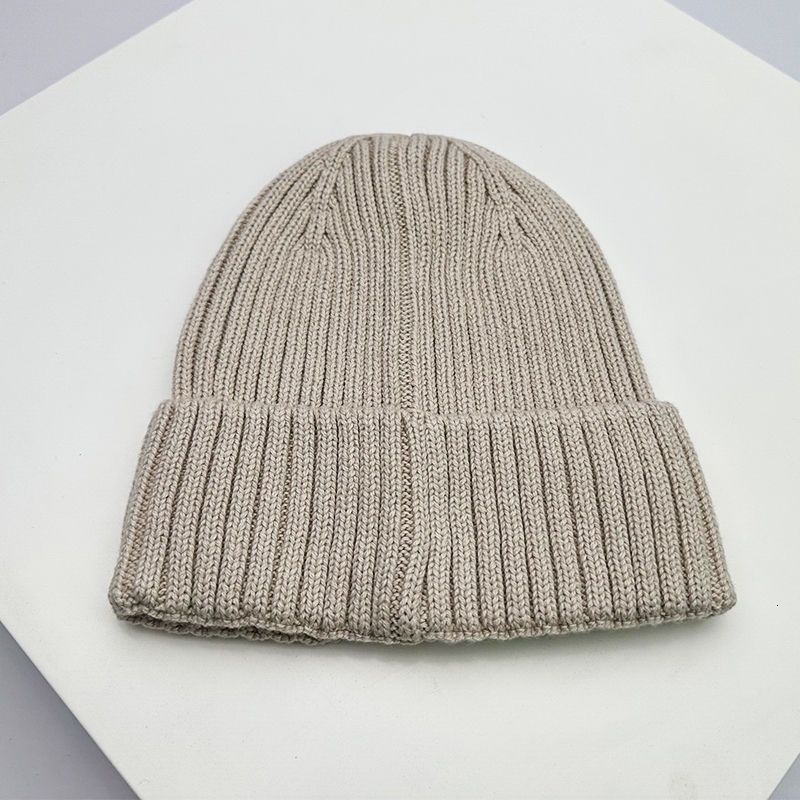 Wide Brim Hats Bucket Insert Warm Fashion Offset Letter Autumn and Winter Versatile Men Women Knitted Cotton Beanies Pile CapSoft Casual 231005