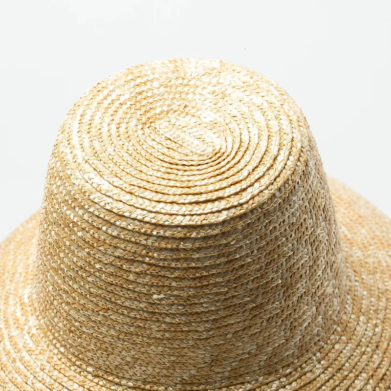 Wide Brim Hats Bucket Hats Summer Lamp Shape Sun Hat for Women Big Wide Brim Beach Hat Ladies High Top Straw Hat UV Protection Derby Travel Hat 231006
