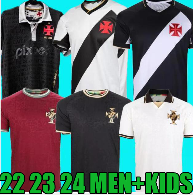 23/24 Vasco da Gama Soccer Jerseys 100TH respeito e diversidade vest Football shirts Payet MAXI RIOS PAULINHO FABIANO THIRD 2023 2024 ALEX in honor of the Black Shirts