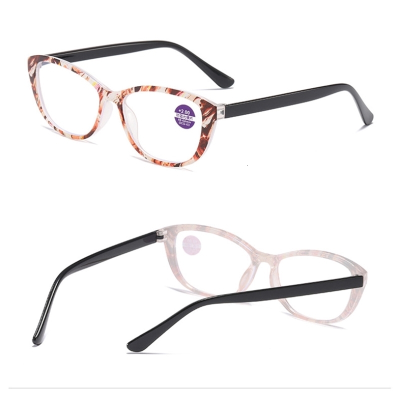 Sunglasses Frames Presbyopic Glasses Cat Eye Fashion Colorful Female Anti blue Eyewear Ultralight Women Reading With Blue Light Protection 231005