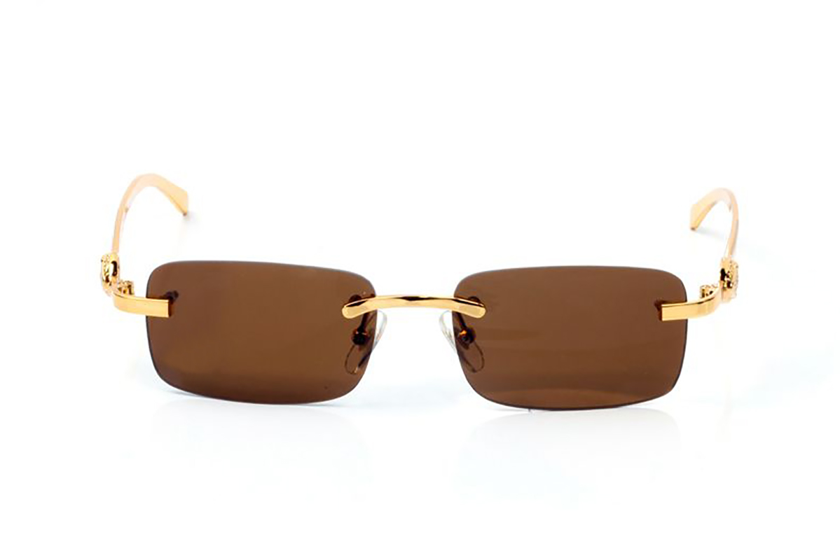 Women Designer Sunglasses Mens Panther Glasses Luxury C Shade Polarized Sunglass Classic Rimless Peculiar Sun Glass Outdoor Eyewear Fashion Driving Eyeglasses