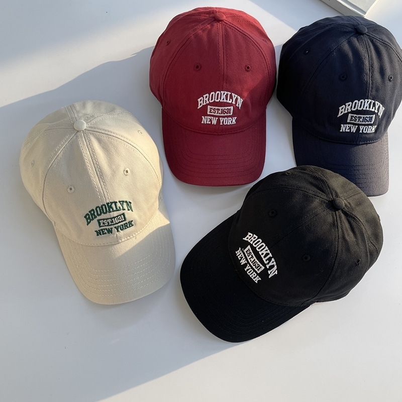 Ball Caps Soft Cotton Letter Embroidered Baseball Cap For Women Men Casual Outdoor Sports Curved Brim Visor Hats Unisex Hip Hop Dad 231005