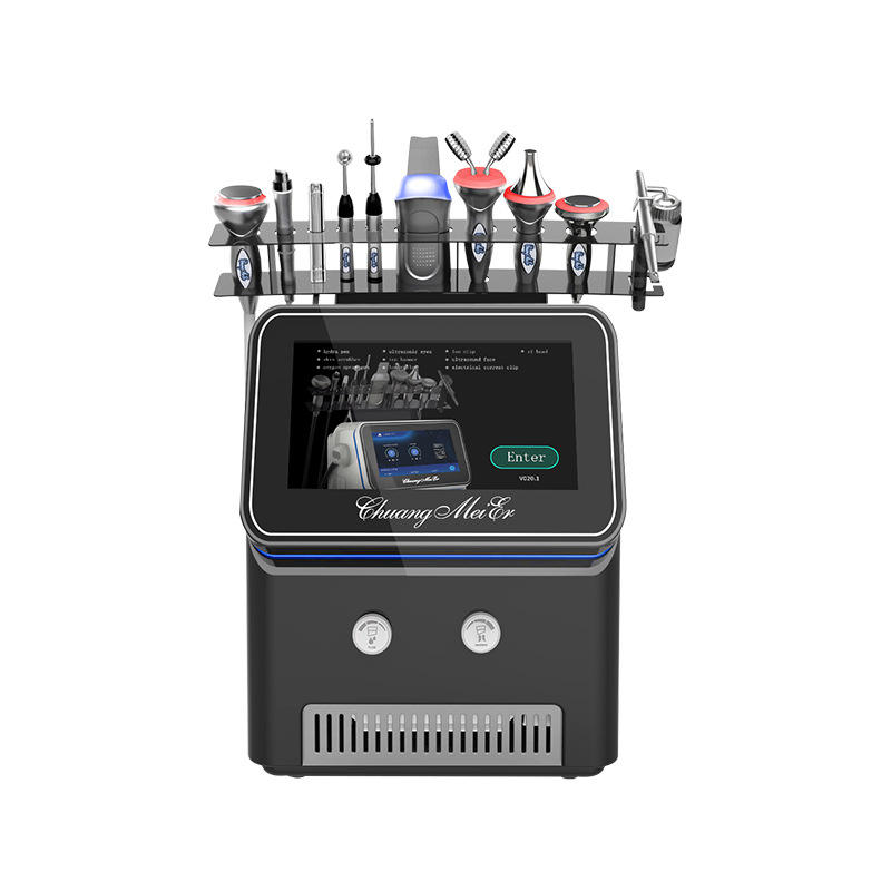 2024 New Rf Ultrasonic Facial Anti-aging Rf Skin Firming Hydrogen Oxygen Microdermabrasion Device Portable Home Use & Salon Beauty Equipment