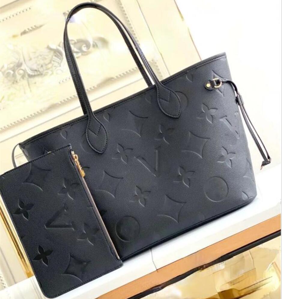 6 colors lattice 2pcs set Shopping Bags Tote quality Women PU leather handbag ladies designer lady clutch purse retro shoulder spell bag