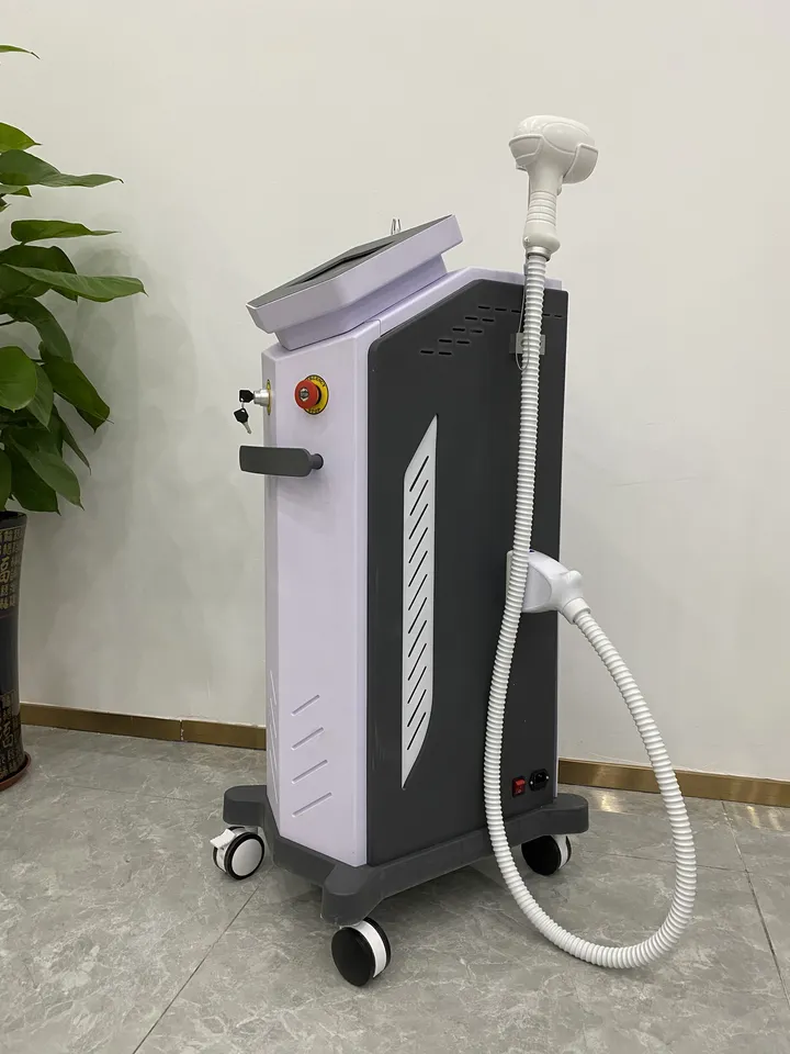 Strong Energy Freezing Point 808Nm Diode Laser Hair Remover Q Switched Picosecond Laser Tattoo Birthmark Removal 2 In 1 Machine For Spa Salon