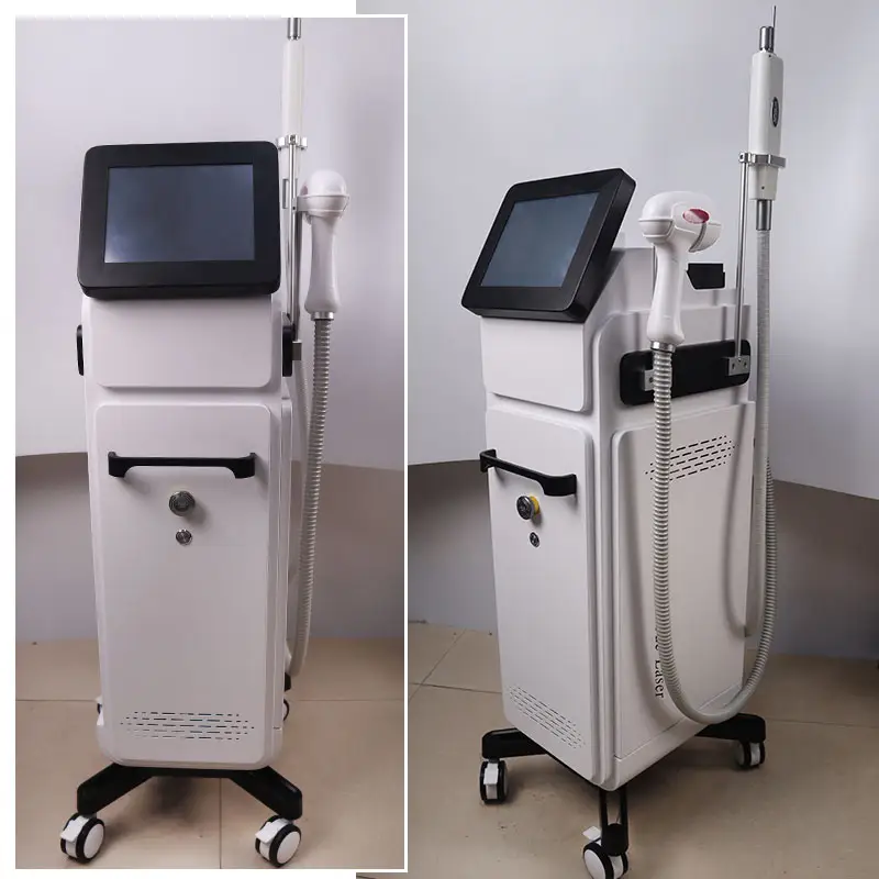 Truly Painless Removal Hair Roots 810 Diode Laser 10 Bars 4 Long Wavelength Depilation Nd Yag Pico Laser Tattoo Removal Skin Rejuvenation Whitening Ma