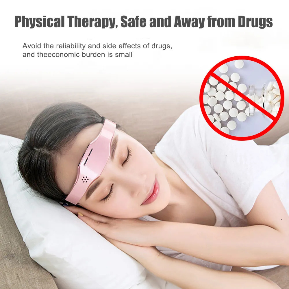Head Massager Head Massager Electric Headache And Migraine Relief Physiotherapy Antiestres Insomnia Relax Therapy Sleep Monitor Health Care 231006