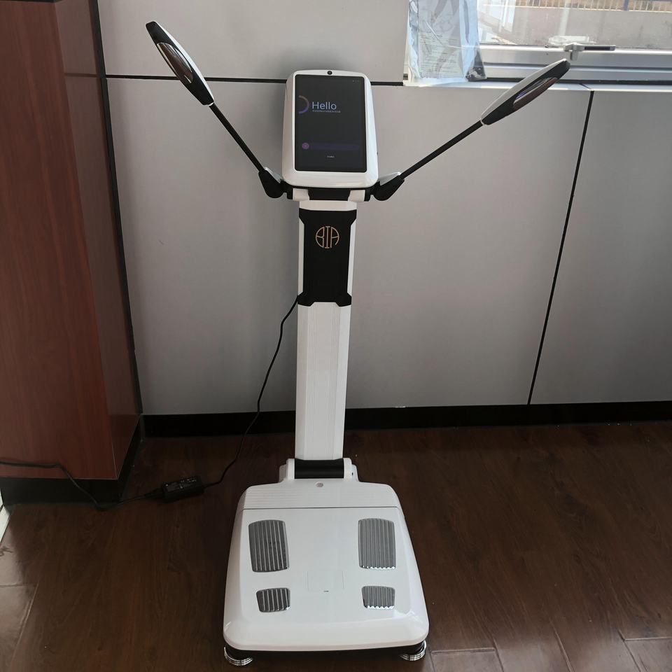 CE Approved Body Fat Scale Composition Analyzer Bio-electrical Impedance Body Proportion Calculating Equipment with 4 Electrodes