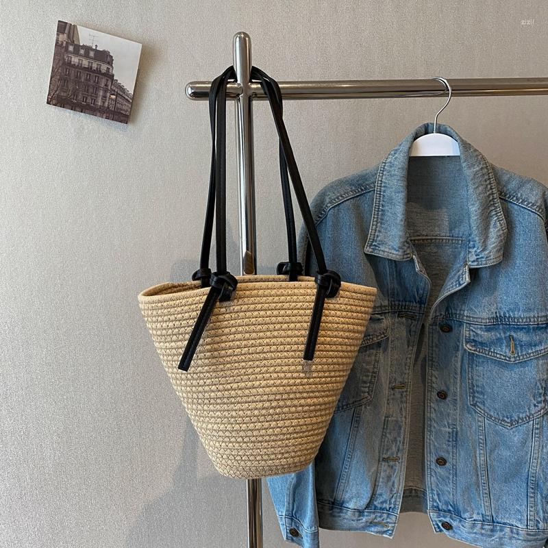 Evening Bags Large Capacity Summer Beach For Women 2023 Bohemian Straw Shoulder Bag Boho Female Designer Rattan Woven Totes Handbags