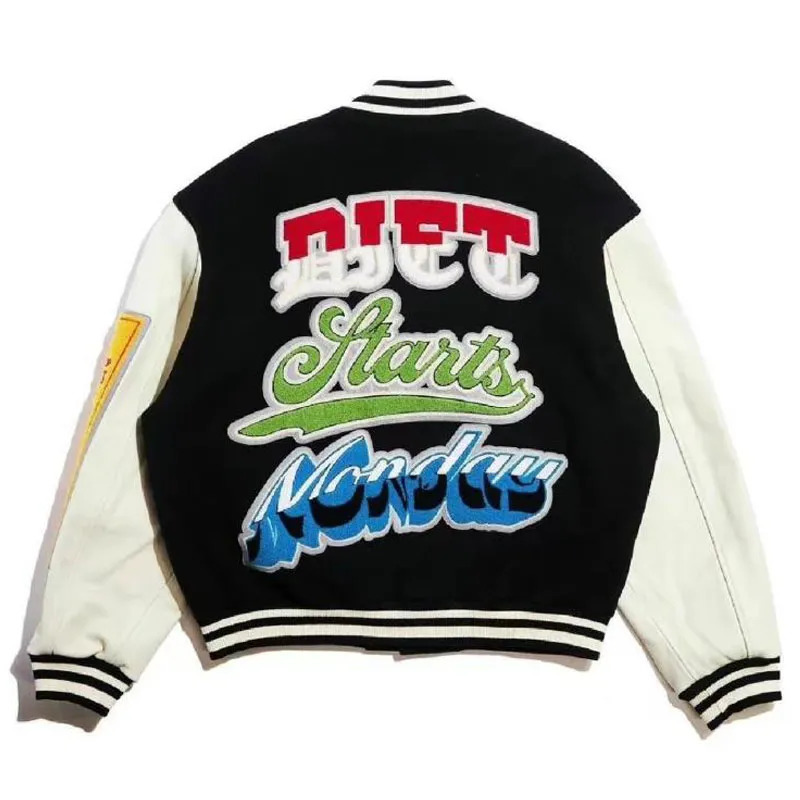 Mens Jackets HighQuality Hip Hop Varsity Jackets Men Women Letter Embroidery Flocking Bomber Jacket Harajuku Coats Baseball Outwear 231007