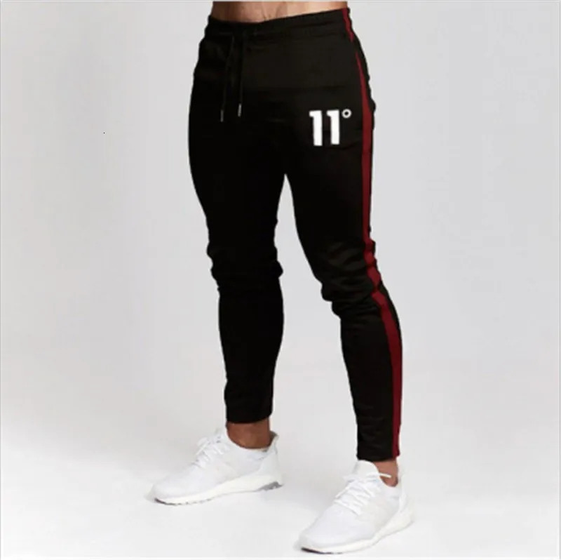 Mens Pants solid casual Mens Casual Slim Fit Tracksuit Sports Solid Male Gym Cotton Skinny Joggers Sweat Casual Pants Trousers 231007
