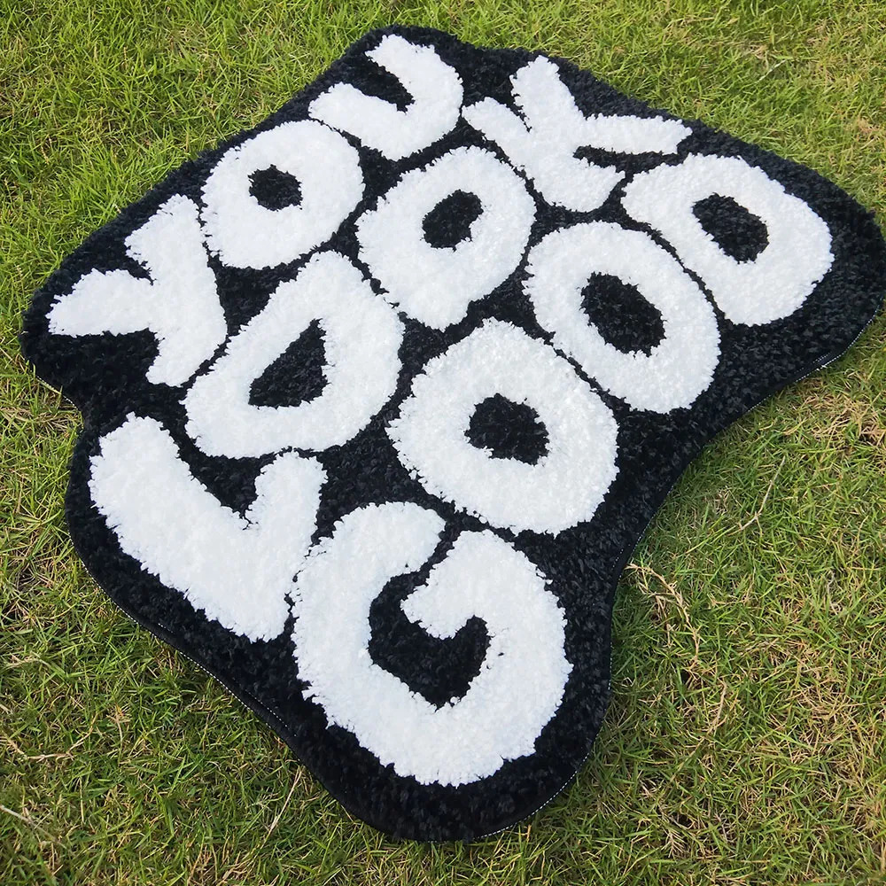 Carpets You Look Good Custom Handmade Tufted Living Room Rug For Funny Bedroom Cute Fun Bath Mat H260226
