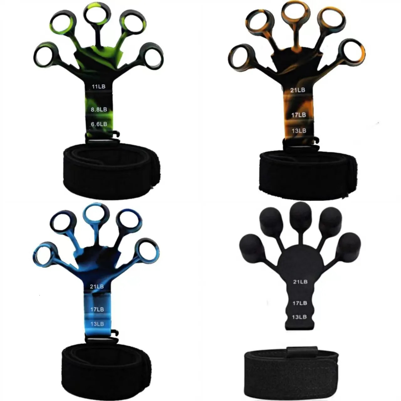 Hand Grips Gripster Strengthener Finger Stretcher Trainer Exerciser Hand Grip Trainer Gym Fitness Training Exercise Hand Strengthene 231007