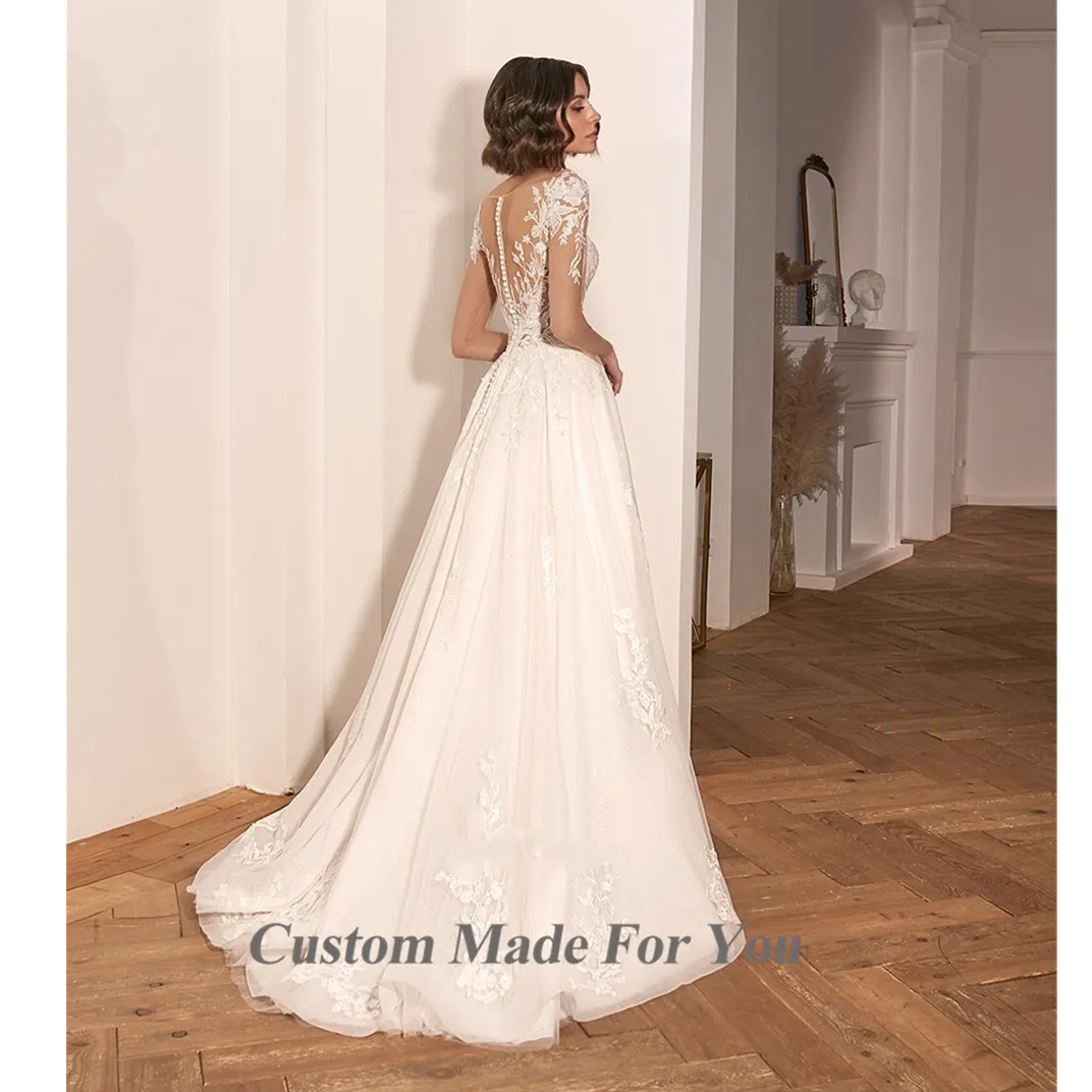 Modest Plus SizeWedding Dresses Beach Chiffon A Line Floor Length Spaghetti Straps Lace up Back Simple Elegant Boho Bridal Gowns