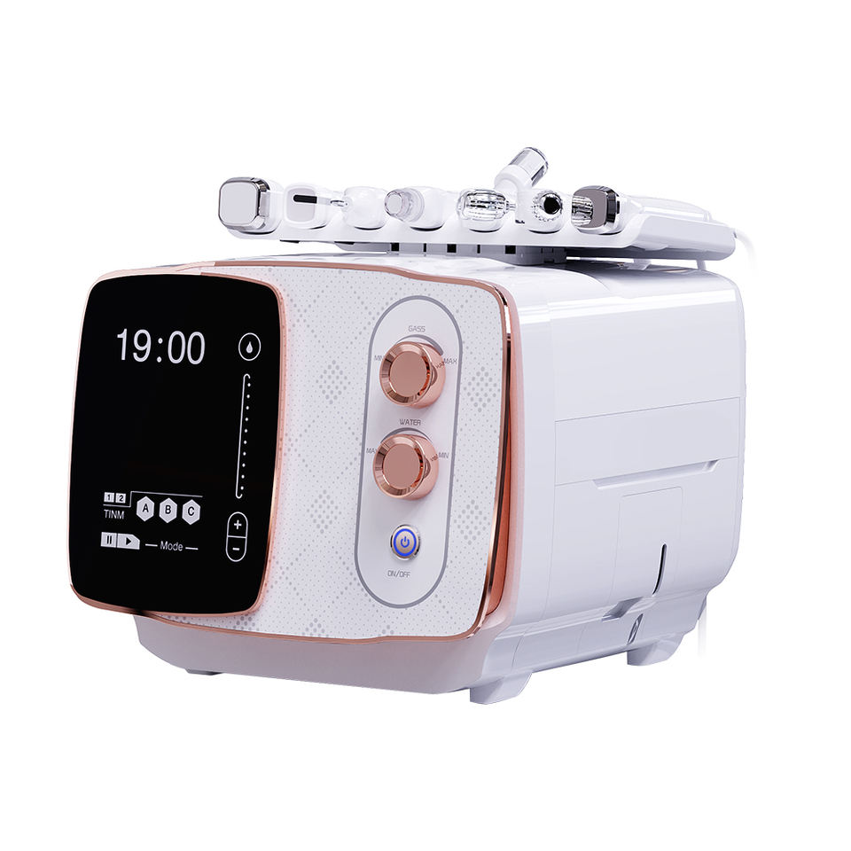 Hottest 7 In 1 Skin Scaling Handle Ultrasonic Sprayer Oxygen Skin Scrubber Skin Management Instruments for Beauty Salon Clinic