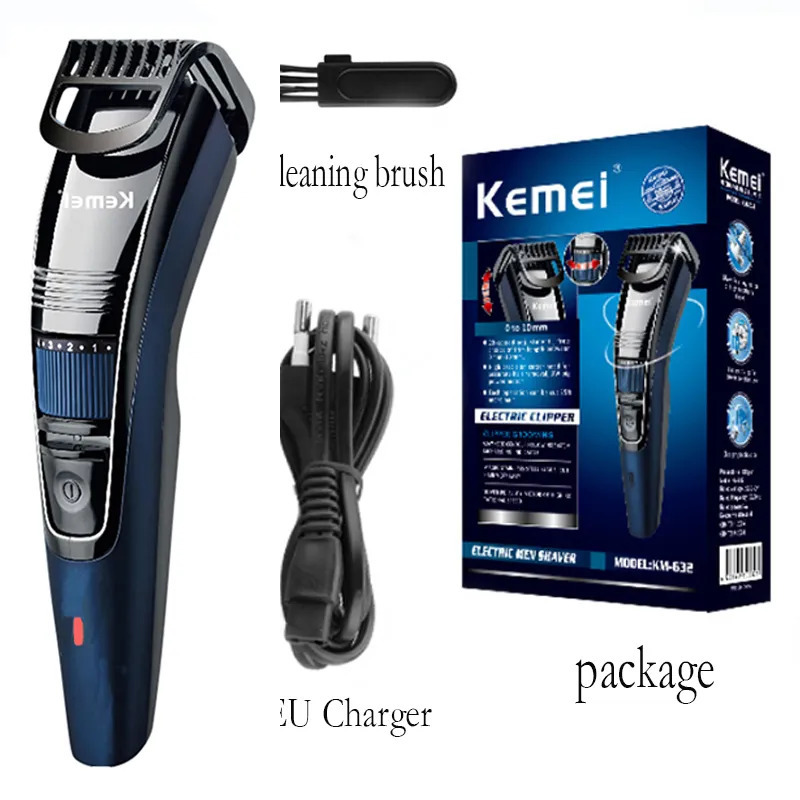 Electric Shavers Men's grooming Beard Trimmer hair mustache trimer professional stubble face rechargeable hair cutting machine adjustable 110mm 2