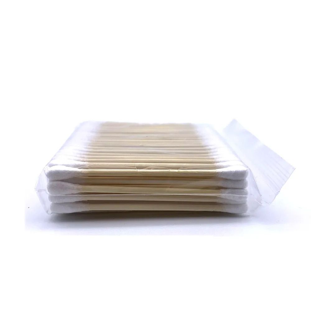 Cotton Swabs 2000pc Double Head Cotton Swab Bamboo Cotton Swab Wood Sticks Disposable Buds Cotton For Beauty Makeup Nose Ears Cleaning Tools 231007