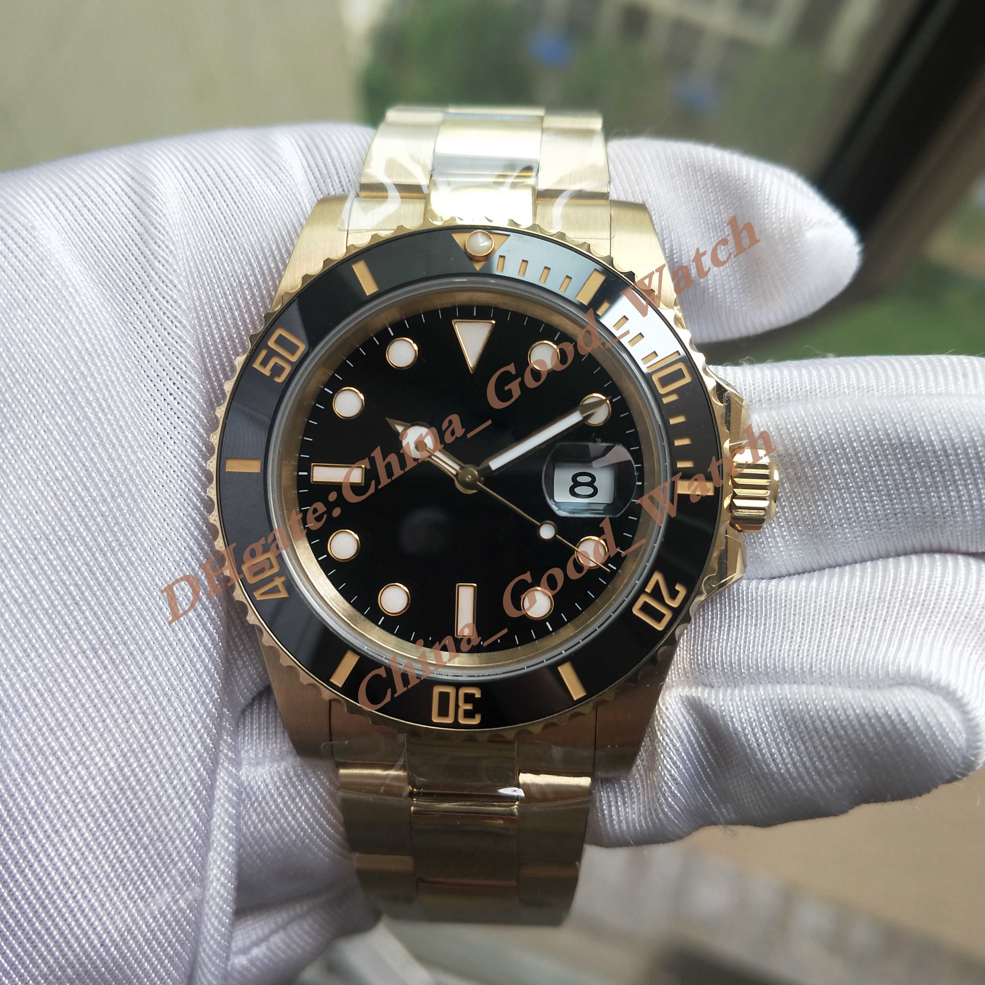 BP Factory Mens Watches m126618ln 126618 126619 126610 126613 automatic Function Adjust Hour Hand Ceramic Bezel 41MM Gold Bracelet Luminous Wristwatches