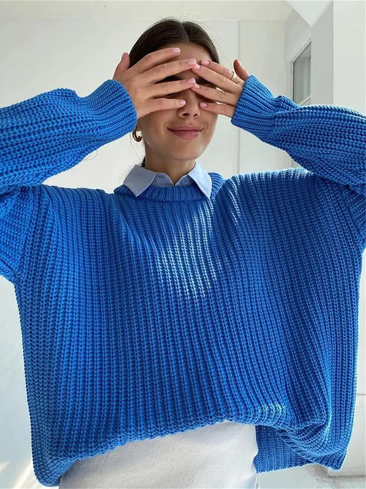 Women's Sweaters Cryptographic Autumn Winter Knitted Sweaters for Women Fashion Long Sleeve Pullover Sweater Oversized Christmas Clothes 231007