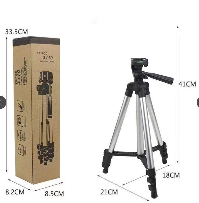 Extendable Travel Camera Tripod Phone Selfie Stick Stand Lightweight Adjustable Height Aluminum Alloy Tripod Mount for DSLR Live Streaming Camcorder B