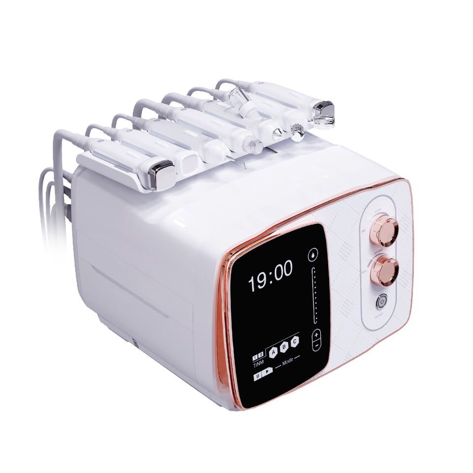Hottest 7 In 1 Skin Scaling Handle Ultrasonic Sprayer Oxygen Skin Scrubber Skin Management Instruments for Beauty Salon Clinic
