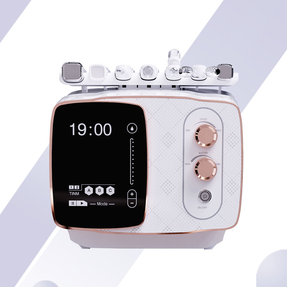 Hottest 7 In 1 Skin Scaling Handle Ultrasonic Sprayer Oxygen Skin Scrubber Skin Management Instruments for Beauty Salon Clinic