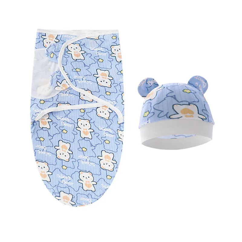 Sleeping Bags Babies born Baby Swaddle Wrap Envelope 100 Cotton 0 6 Months Blanket Swaddling Sleepsack 231007
