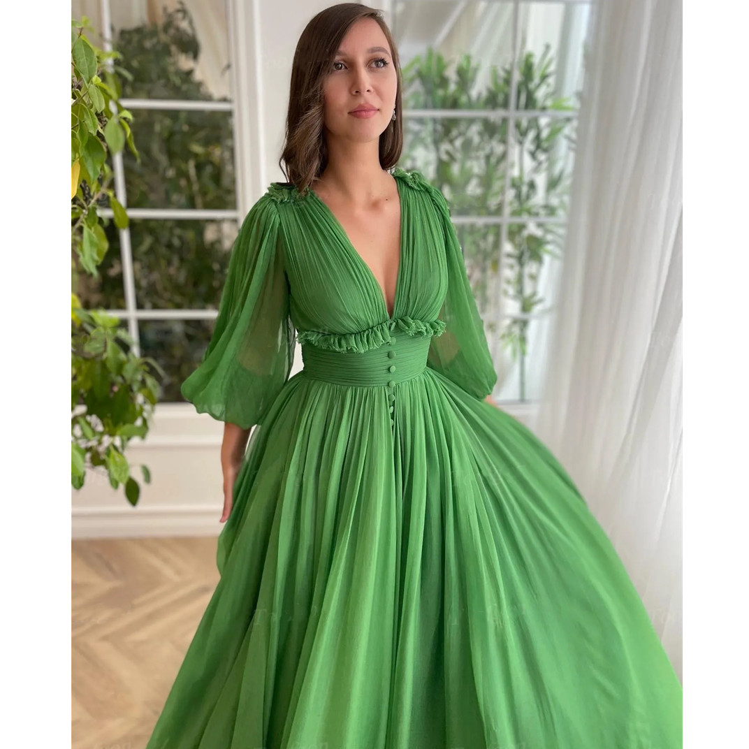 Sequins African Yellow Beads Evening Dresses Mermaid One Shoulder Long Sleeves Women Formal Prom Gowns Vestidos11423