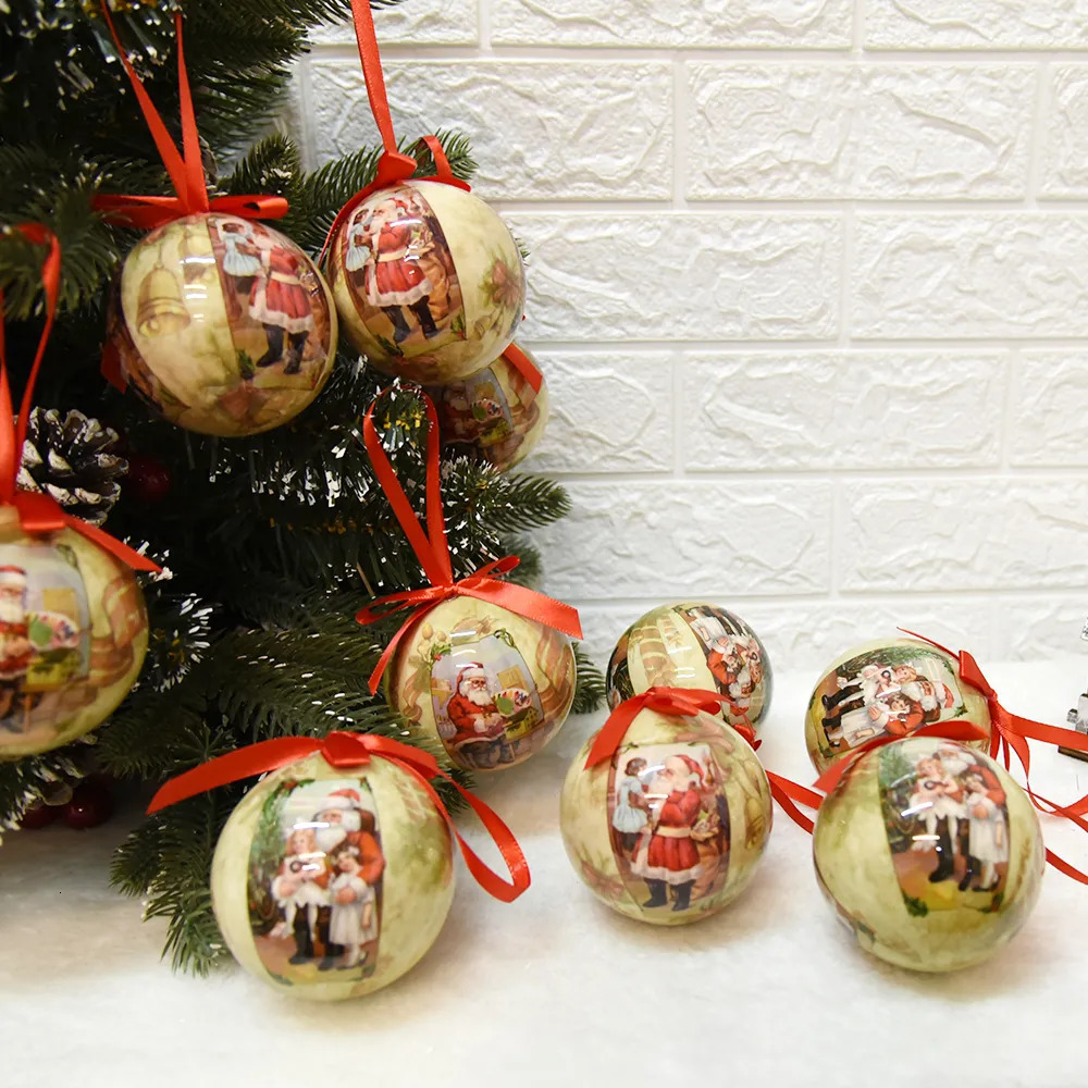 Christmas Decorations 14 PCS Christmas Tree Decor Ball Baubles Ornament Xmas Tree toys Xmas Party Hanging Ball for Home Party Ornament Christmas Gift 