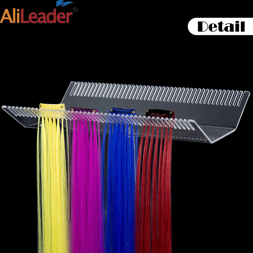 Wig Stand Hiqh Quality Hair Extension Holder Acrylic Hair Extension Stand Professional Hair Extension Separator Display Braiding Hair Rack 231006