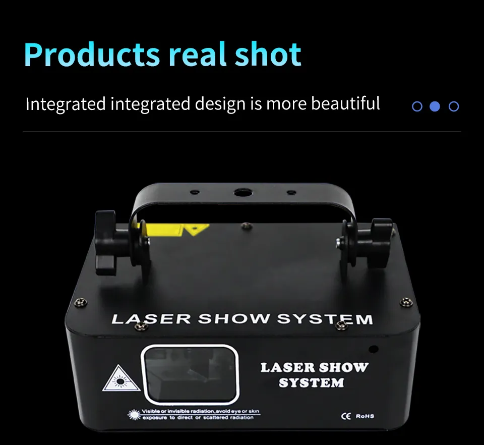 500mw RGB Laser Beam Line Scanner Projector DJ Disco Stage Lighting Effect Dance Party Wedding Holiday Bar Club DMX Lights