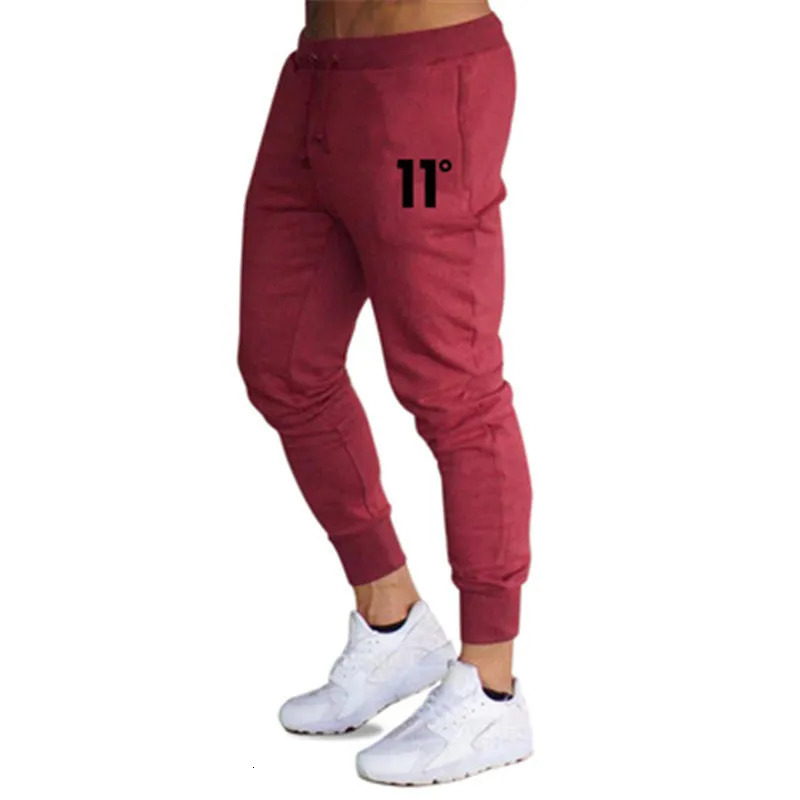 Mens Pants solid casual Mens Casual Slim Fit Tracksuit Sports Solid Male Gym Cotton Skinny Joggers Sweat Casual Pants Trousers 231007