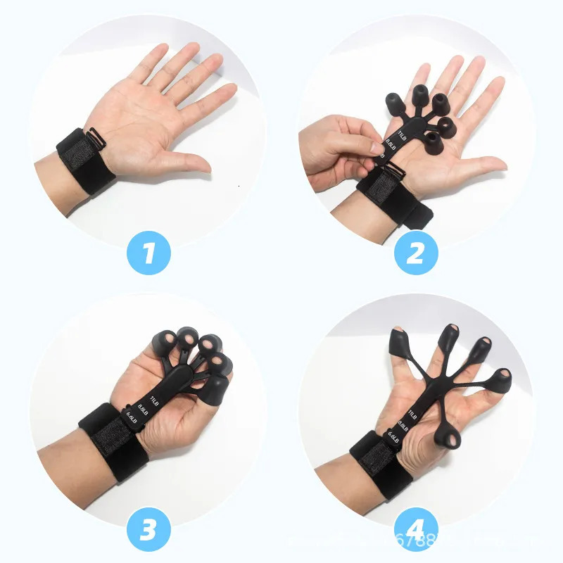 Hand Grips Gripster Strengthener Finger Stretcher Trainer Exerciser Hand Grip Trainer Gym Fitness Training Exercise Hand Strengthene 231007