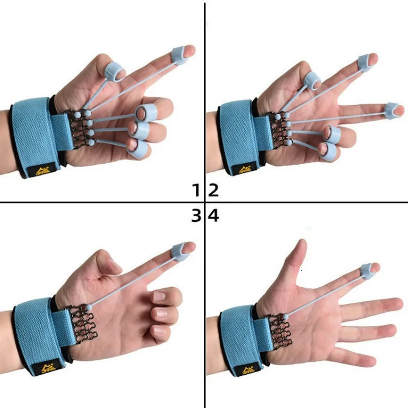 Hand Grips Portable Hand Gripper Silicone Finger Yoga Expander Hand Grip Wrist Strength Trainer Finger Exerciser Resistance Band Fitness 231007