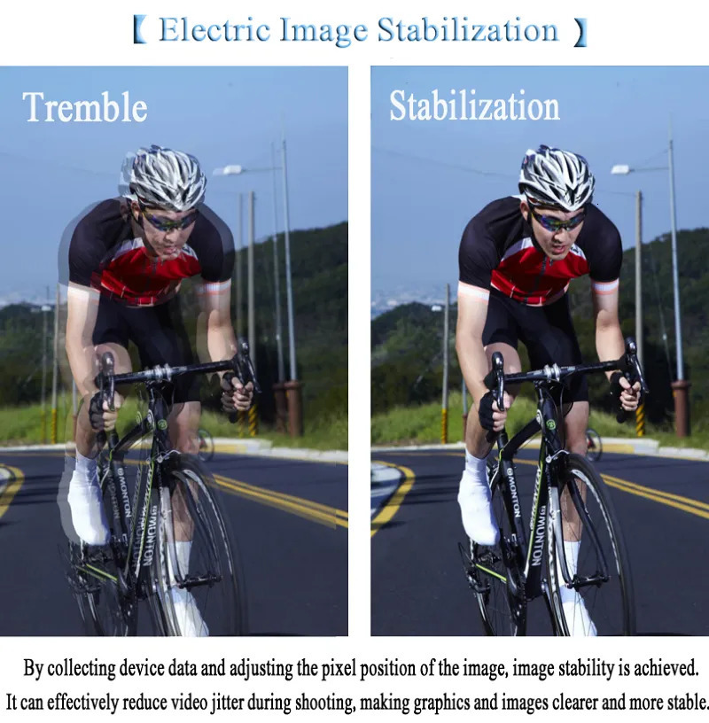 Weatherproof Cameras Motorcycle 30FPS Anti shake Action Camera 150 Wide Angle Waterproof Sport Portable Drive Recorder Helmet 231007